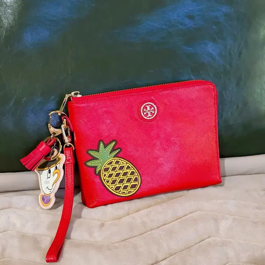 [BUNJANG] Tory Burch Red Mini Pouch Wallet / 토리버치 빨간색 지갑(미니파우치 겸)