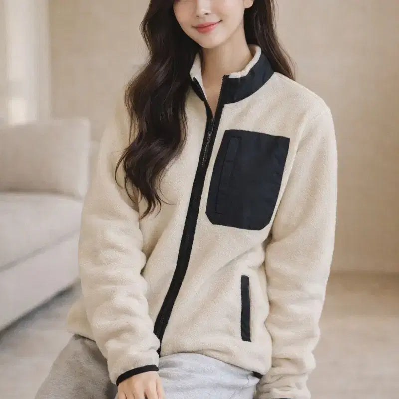 [BUNJANG] National Geographic Urban Fleece Full Zip-Up Jacket / [남여공용-90]내셔널지오그래픽 어반 플리스 풀집업 자켓