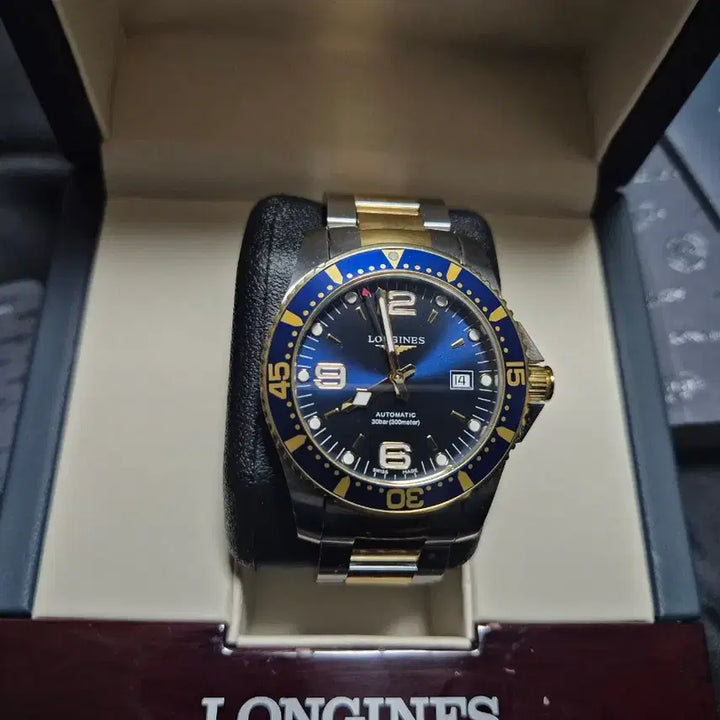 [BUNJANG] Longines HydroConquest 41MM Automatic Watch / 론진 하이드로 콘퀘스트 41MM  오토매틱  블랙 다이얼