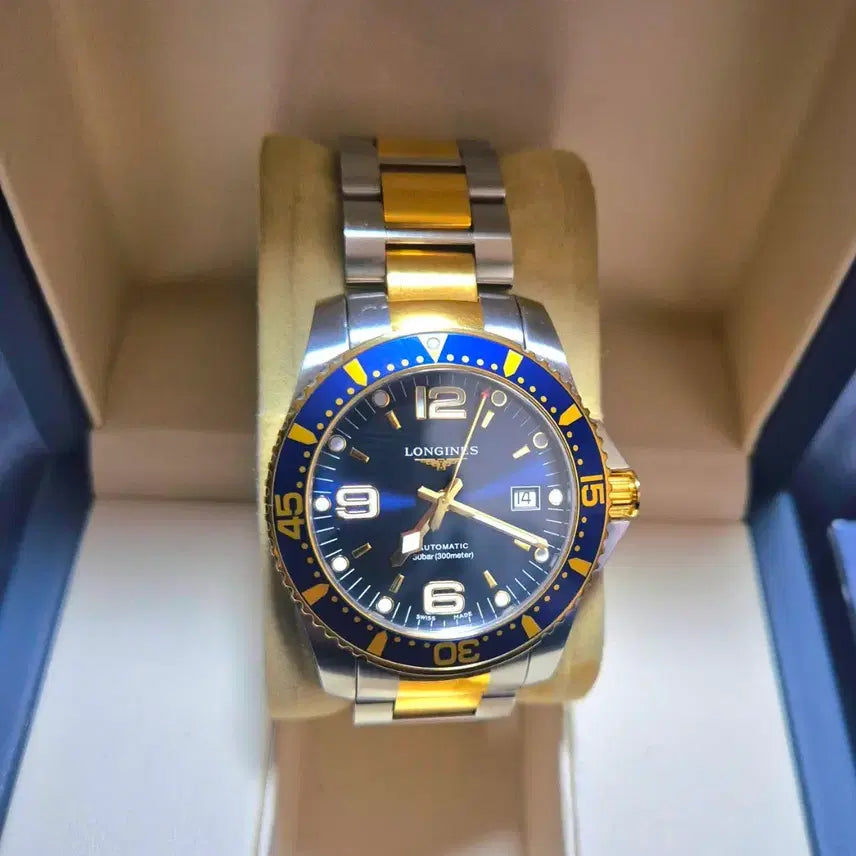 [BUNJANG] Longines HydroConquest 41MM Automatic Watch / 론진 하이드로 콘퀘스트 41MM  오토매틱  블랙 다이얼