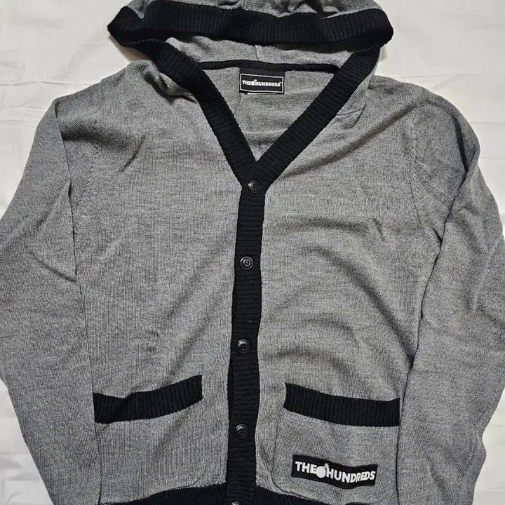 [BUNJANG] The Hundred Hoodie Gray Cardigan / 더 헌드레드 후드 가디건 회색