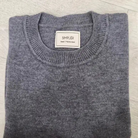 [BUNJANG] Simplee Gray Knit Sweater / 심플리에 회색 니트 스웨터 새상품