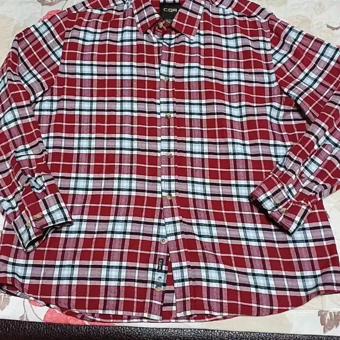 [BUNJANG] CQR Checkered Shirt - Big Size / CQR 체크남방 빅사이즈115 가슴66 기장79
