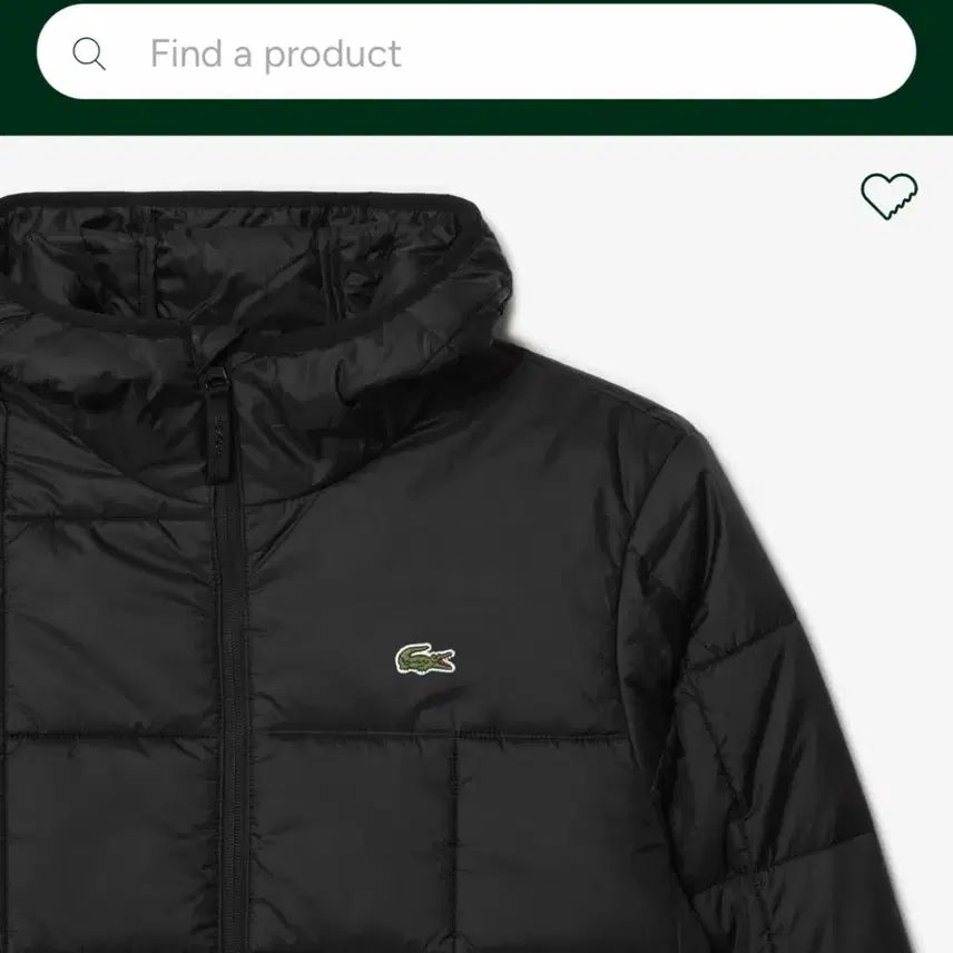 [BUNJANG] Lacoste Lightweight Padded Jacket (Men's) / 라코스테 경량 패딩 점퍼 남자 s