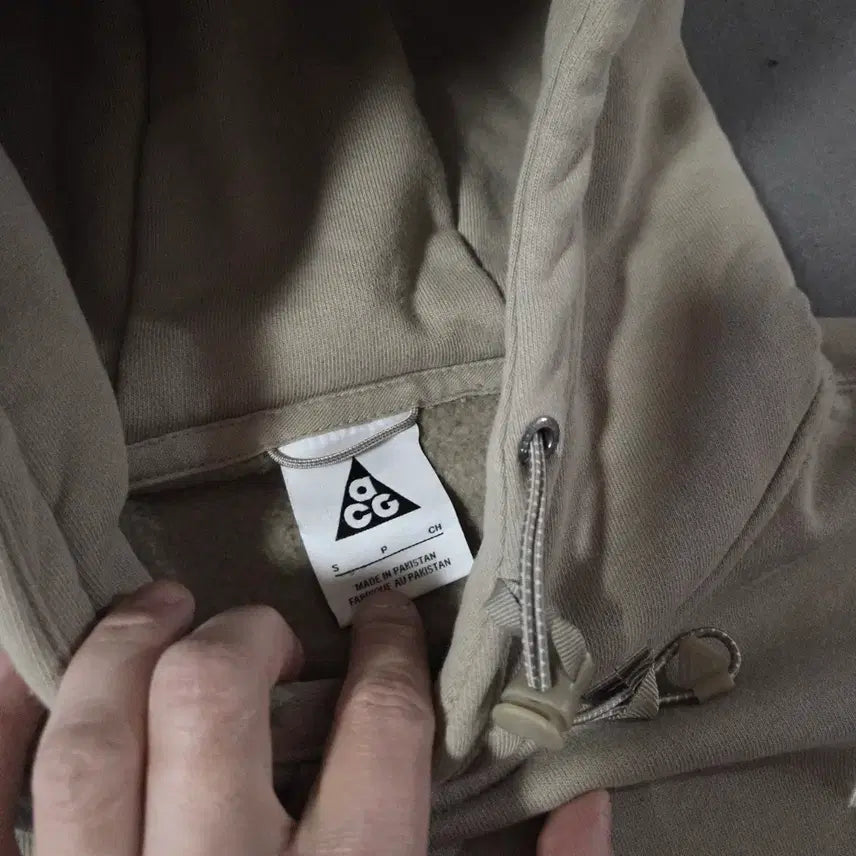 [BUNJANG] Nike ACG Therma-FIT Fleece Pullover Hoodie / 나이키 ACG 써마핏 플리스 풀오버 후드 S 컬리지그레이