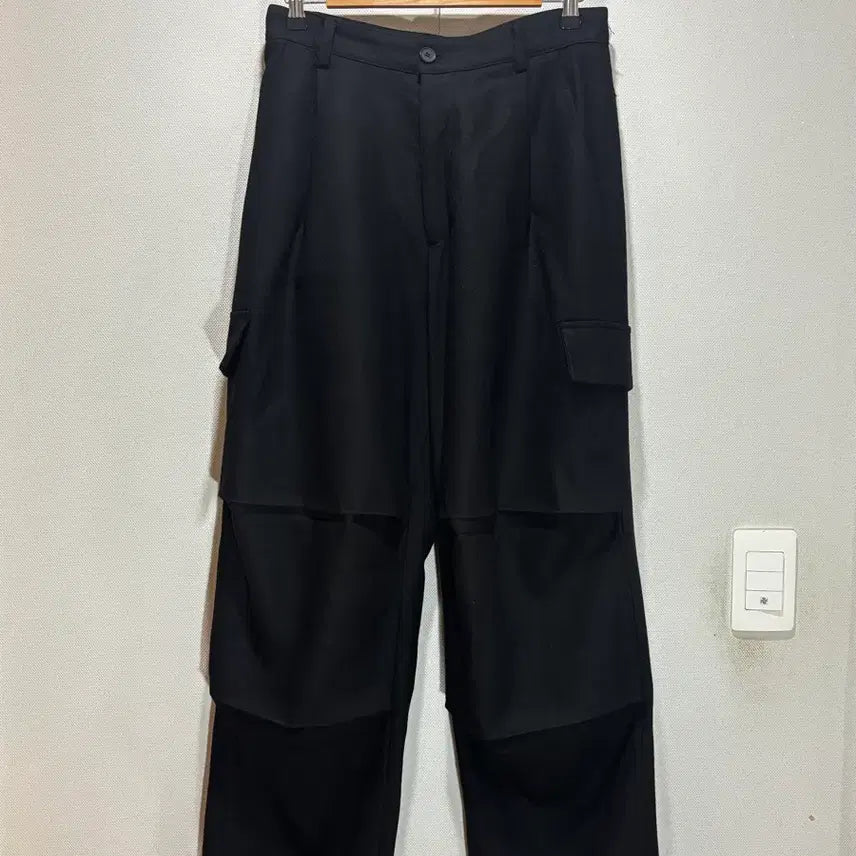 [BUNJANG] COOR Virgin Wool Parachute Cargo Pants / 택포/S급/S) COOR 버진울 파라수트 카고 팬츠
