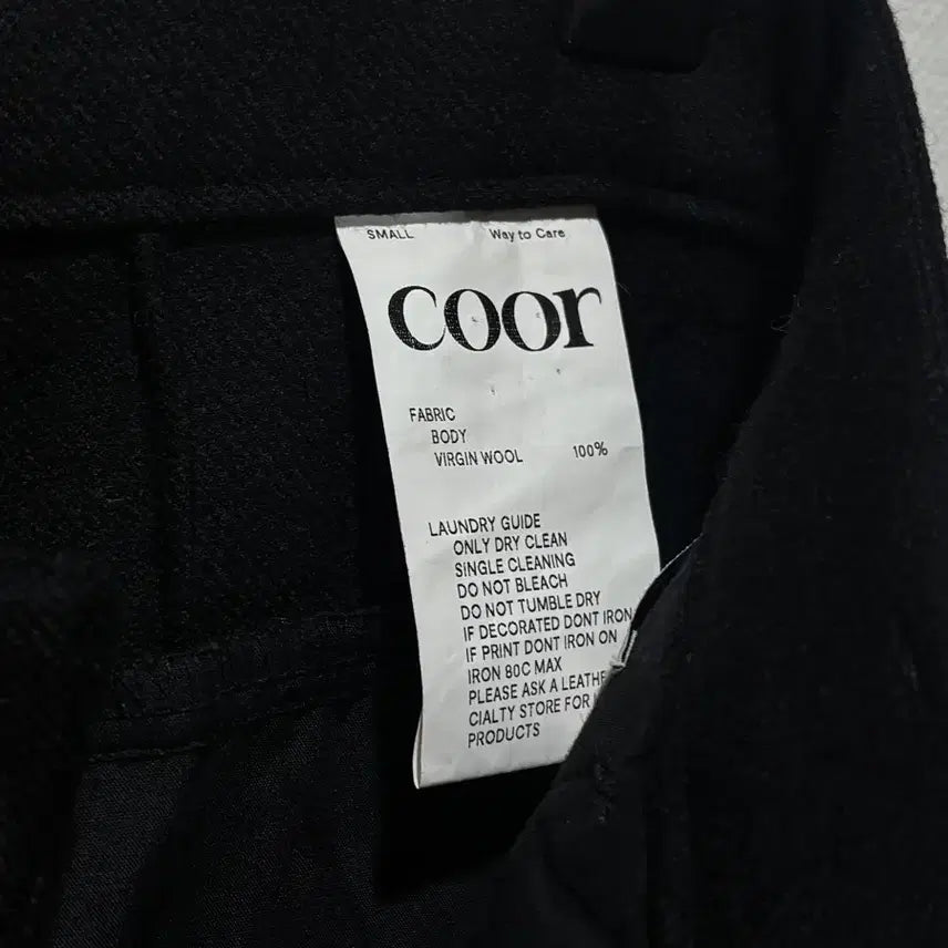 [BUNJANG] COOR Virgin Wool Parachute Cargo Pants / 택포/S급/S) COOR 버진울 파라수트 카고 팬츠