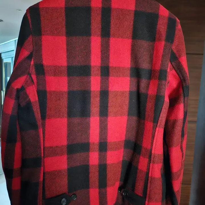 [BUNJANG] Schott Check Coat / Schott 쇼트 체크 코트