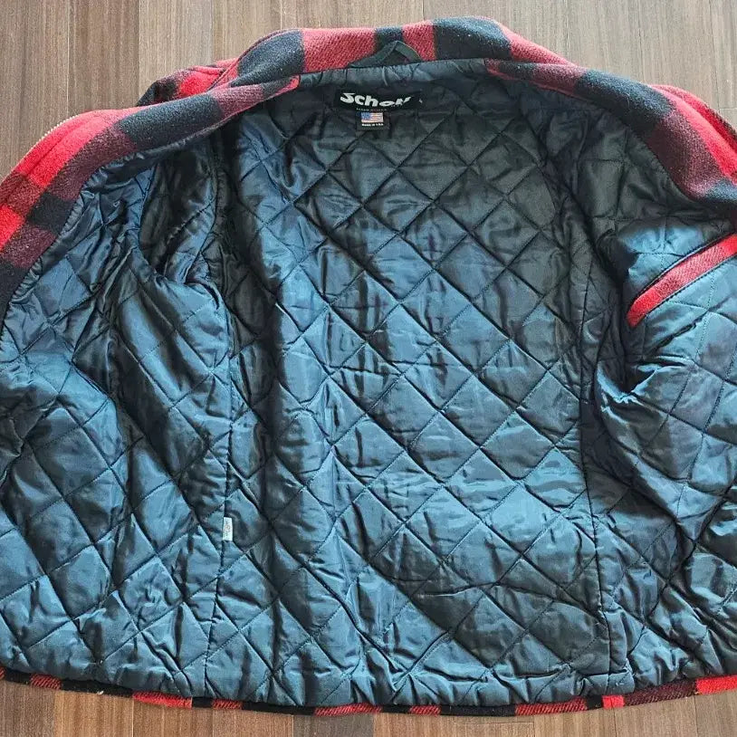 [BUNJANG] Schott Check Coat / Schott 쇼트 체크 코트