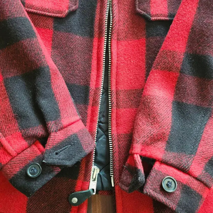 [BUNJANG] Schott Check Coat / Schott 쇼트 체크 코트
