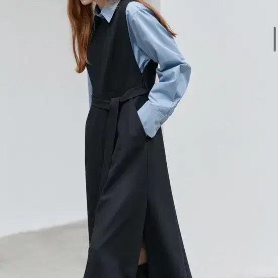 [BUNJANG] NILBYP Layered One-Piece Dress / 닐바이피 레이어드 원피스 블랙