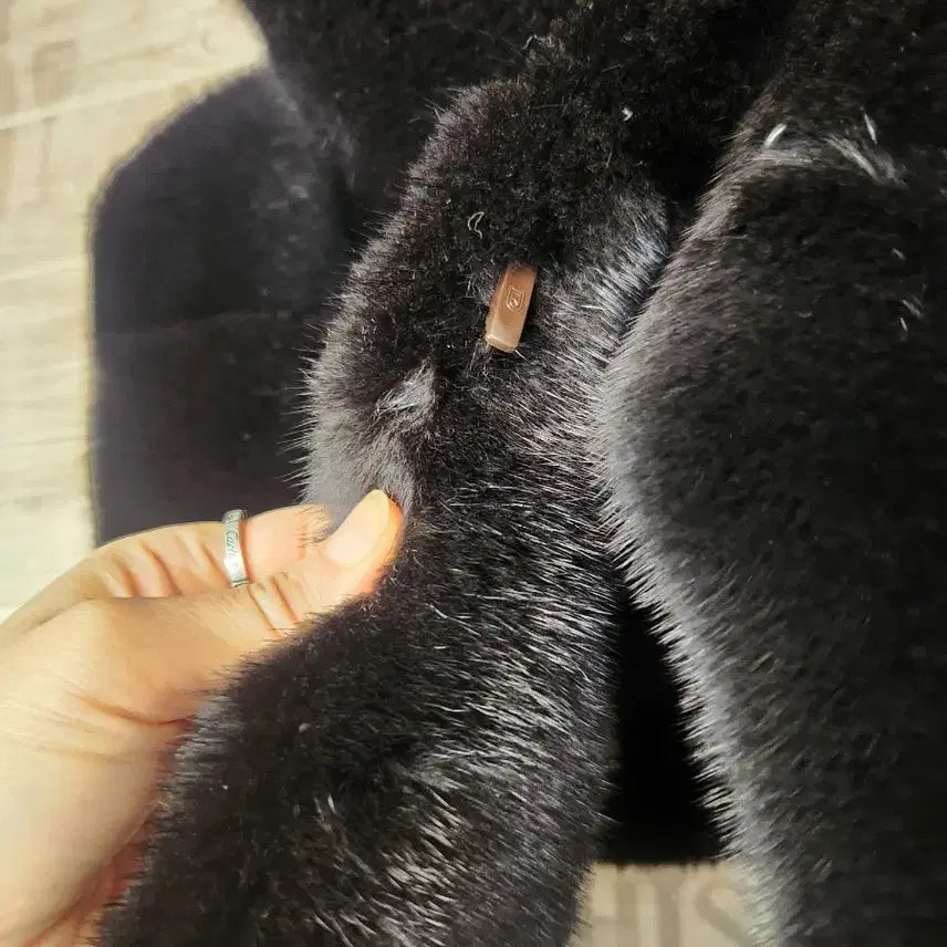 [BUNJANG] Real Mink Shawl Cape / 리얼밍크 어부바 숄케이프 새상품