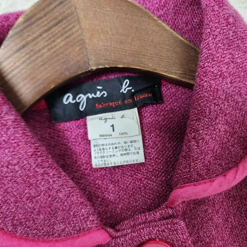 [BUNJANG] Aness B. Pink Cardigan / 아네스베 여성 가디건 핑크색 1