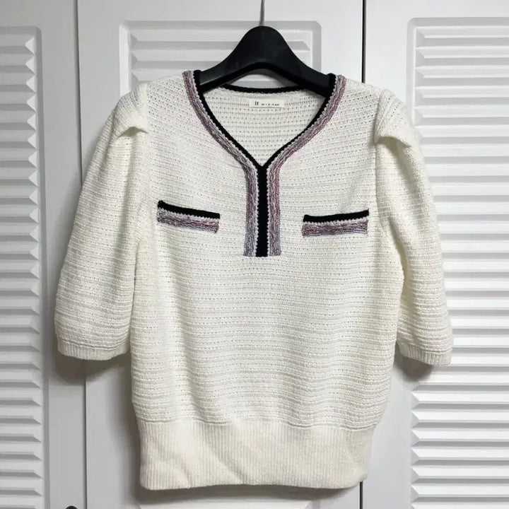 [BUNJANG] It MICHAA Knit Top / 잇미샤 반팔 니트