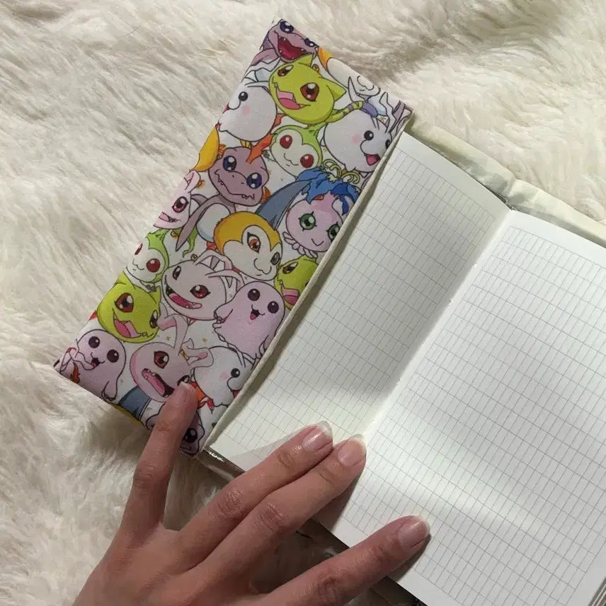 [BUNJANG] Digimon Adventure Diary & Book Cover (Handmade) / 디지몬 어드벤쳐 너비조절 다이어리, 북커버 (핸드메이드)