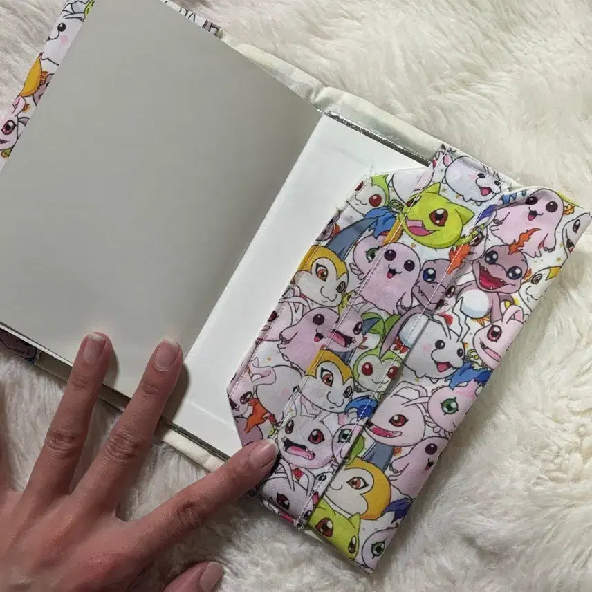 [BUNJANG] Digimon Adventure Diary & Book Cover (Handmade) / 디지몬 어드벤쳐 너비조절 다이어리, 북커버 (핸드메이드)