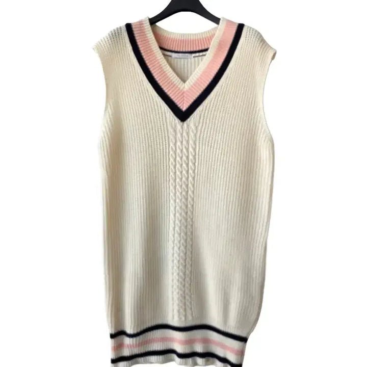 [BUNJANG] Mise-en-scene Sleeveless Long Knit / 55-66)미센스 민소매 롱니트