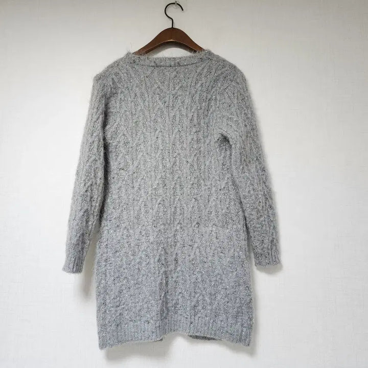 [BUNJANG] Altol Twist Knit Long Cardigan / 알토 꽈배기 니트 롱 가디건 Free