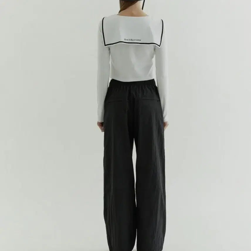 [BUNJANG] Rest&Recreation SAILOR COLLAR CROPTOP-WHITE / 레스트앤레크레이션 RR SAILOR COLLAR CROPTOP-WHITE