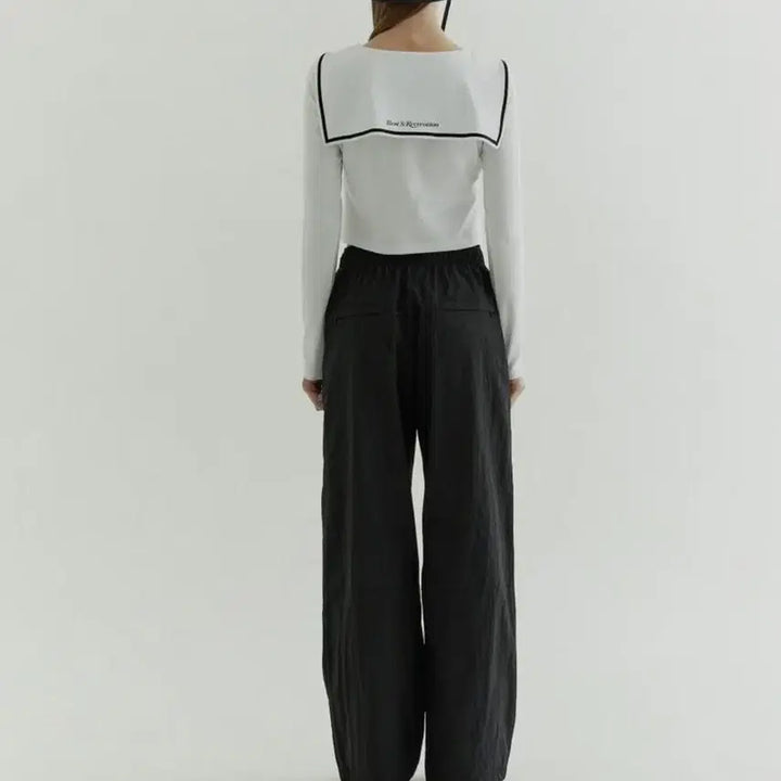 [BUNJANG] Rest&Recreation SAILOR COLLAR CROPTOP-WHITE / 레스트앤레크레이션 RR SAILOR COLLAR CROPTOP-WHITE