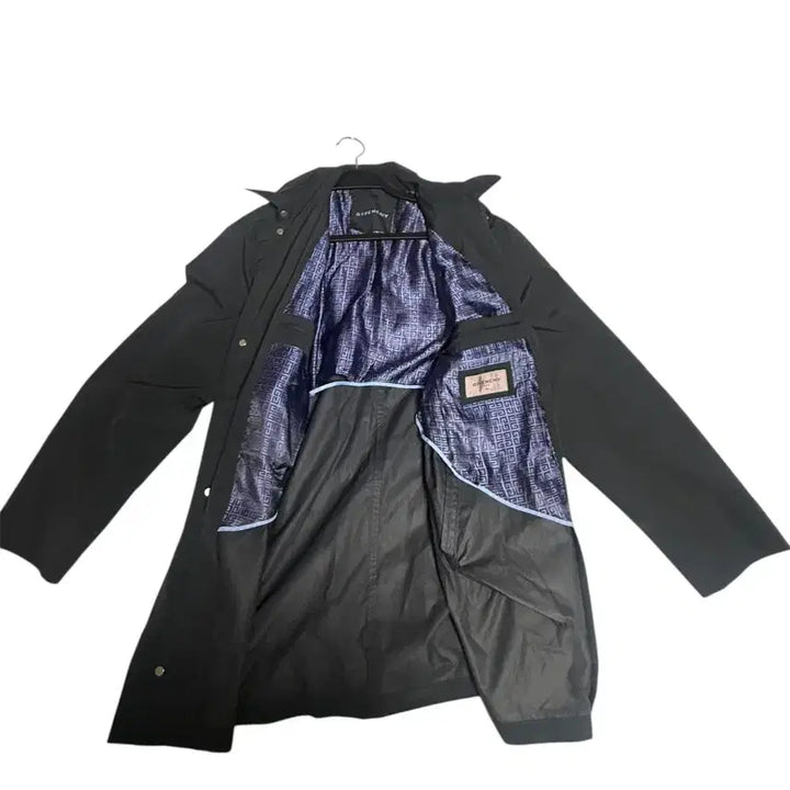 [BUNJANG] Givenchy Monogram Lined Black Half Mac Coat / [지방시] 올드머니 끝판왕 모노그램 안감 블랙 하프 맥코트 100(L)