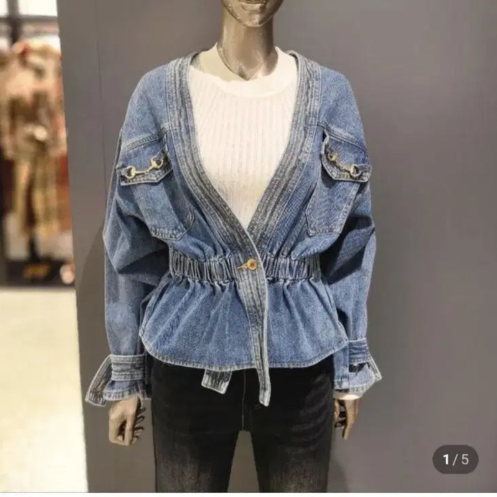 [BUNJANG] Jessi New York Jacket / 제시뉴욕 제시앤코 금장 청자켓