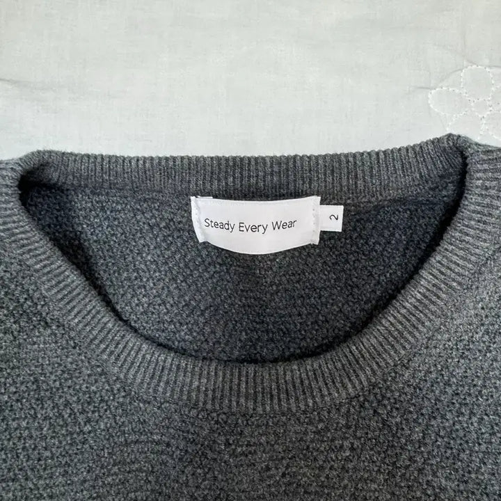 [BUNJANG] Everywhere Cotton Waffle Knit (Size 2) / 스테디 에브리웨어 코튼 와플 니트 2사이즈