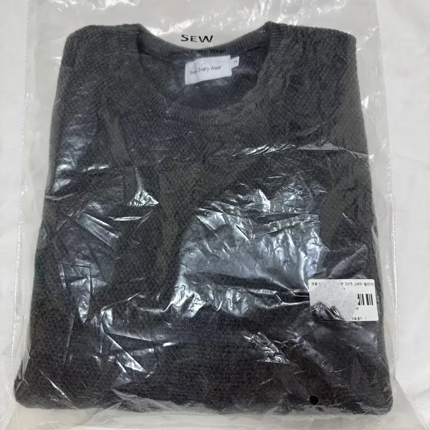 [BUNJANG] Everywhere Cotton Waffle Knit (Size 2) / 스테디 에브리웨어 코튼 와플 니트 2사이즈