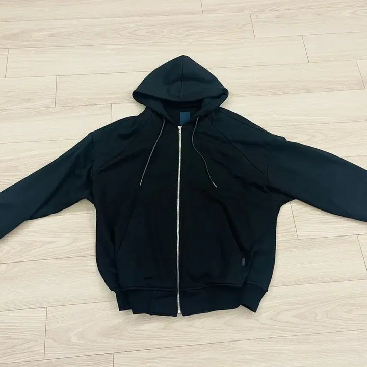 [BUNJANG] Jun Ji Black Hoodie Zip-up / 준지 블랙 후드 집업