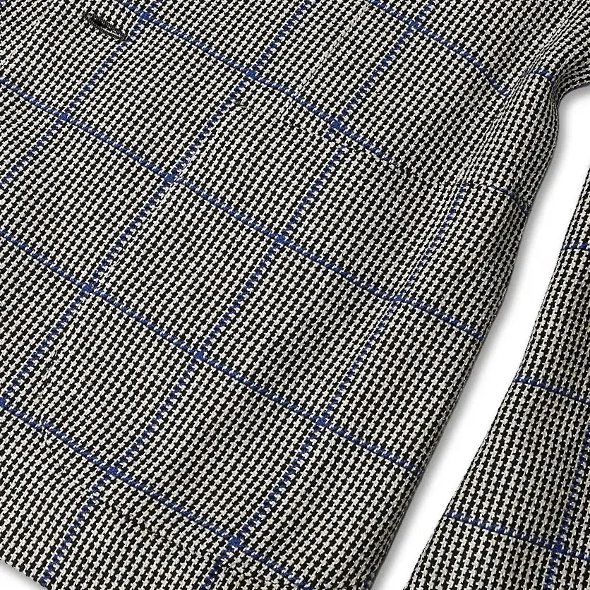 [BUNJANG] Stile Latino Blue Point Check Napoli Jacket / 스틸레 라티노 [Stile Latino] 블루 포인트 체크 나폴리 자켓