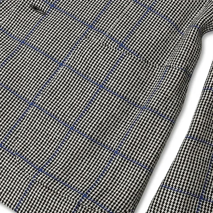 [BUNJANG] Stile Latino Blue Point Check Napoli Jacket / 스틸레 라티노 [Stile Latino] 블루 포인트 체크 나폴리 자켓
