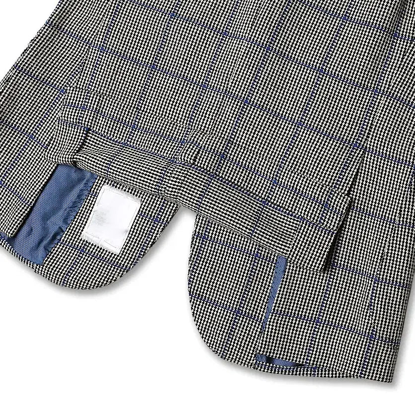 [BUNJANG] Stile Latino Blue Point Check Napoli Jacket / 스틸레 라티노 [Stile Latino] 블루 포인트 체크 나폴리 자켓