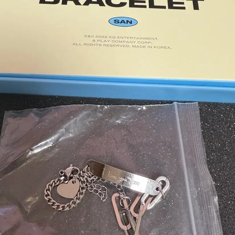 [BUNJANG] ATEEZ San 2022 Birthday Goods Bracelet / 에이티즈 최산 2022 생일 굿즈 팔찌