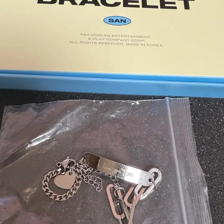 [BUNJANG] ATEEZ San 2022 Birthday Goods Bracelet / 에이티즈 최산 2022 생일 굿즈 팔찌