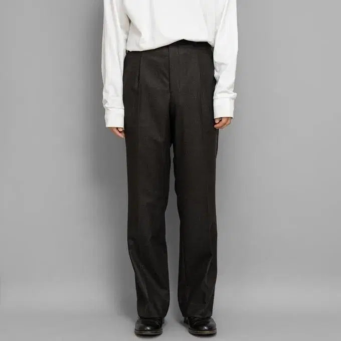 [BUNJANG] Auralee Wool Puling Flannel Slacks / [3] 오라리 울 풀링 플란넬 슬랙스 새상품