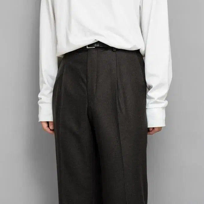 [BUNJANG] Auralee Wool Puling Flannel Slacks / [3] 오라리 울 풀링 플란넬 슬랙스 새상품