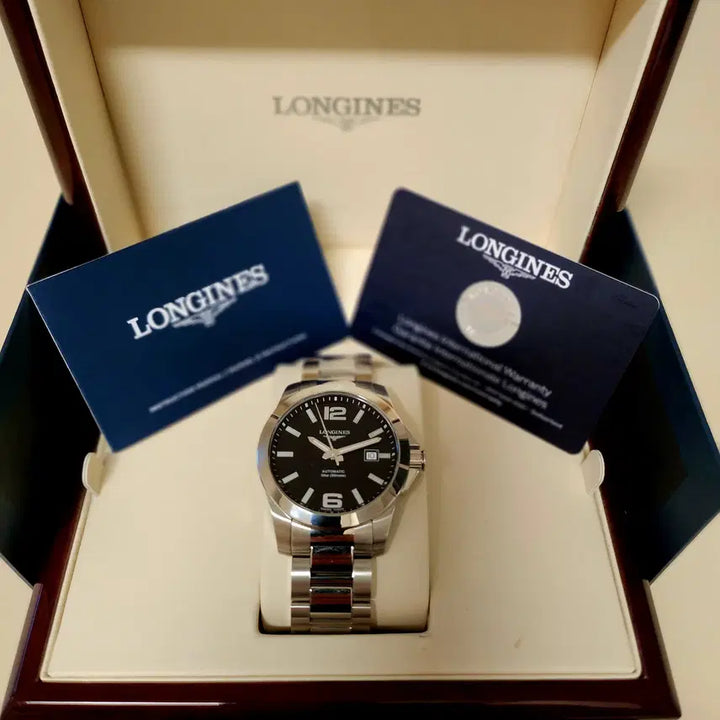 [BUNJANG] Longines Conquest Automatic 41mm Watch / 론진 콘퀘스트 오토매틱 41mm 새상품