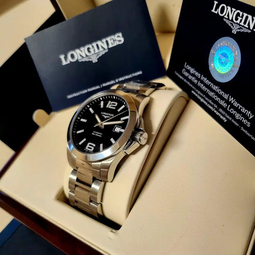 [BUNJANG] Longines Conquest Automatic 41mm Watch / 론진 콘퀘스트 오토매틱 41mm 새상품