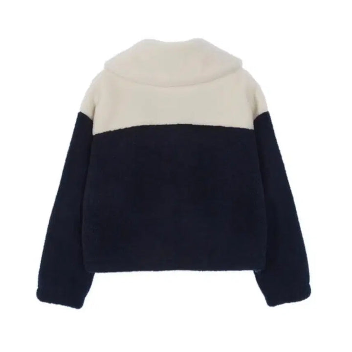 [BUNJANG] Suzy Guess Navy Fleece / 수지 게스 뽀글이 네이비