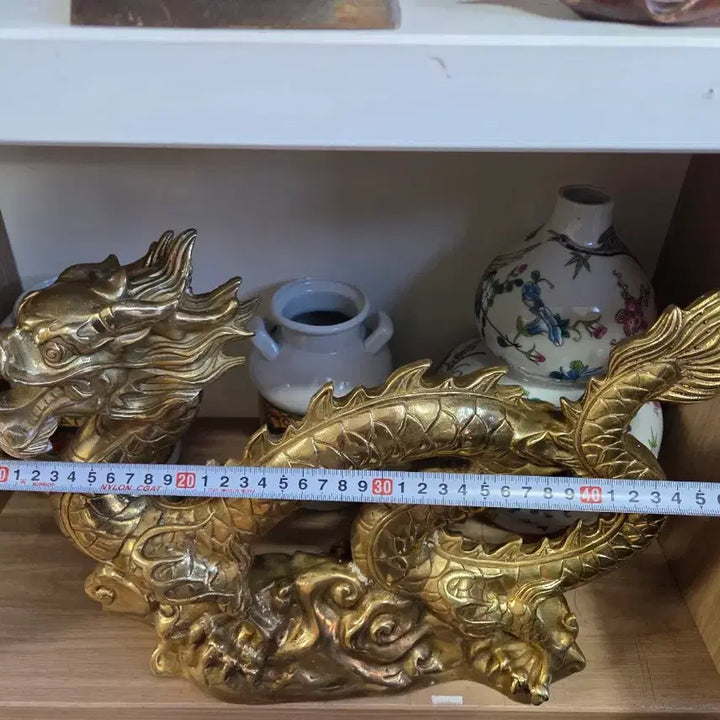 [BUNJANG] Brass Large Dragon Sculpture / 황동 대형 용 조각상