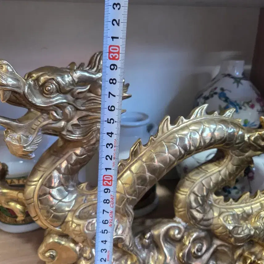[BUNJANG] Brass Large Dragon Sculpture / 황동 대형 용 조각상