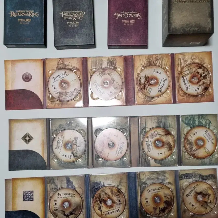 [BUNJANG] Lord of the Rings Trilogy DVD Box Set / 반지의 제왕 확장판 트릴로지 dvd 박스판 세트 영화