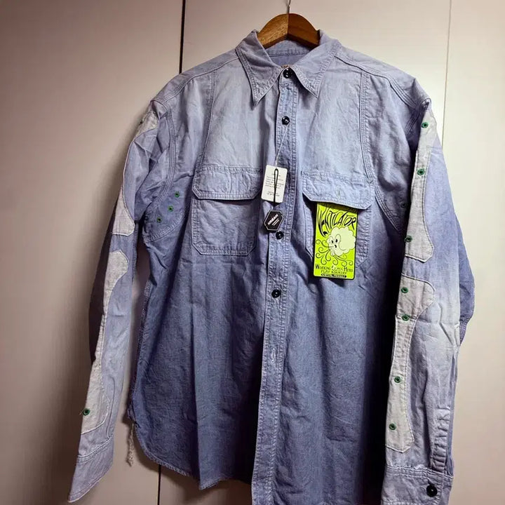 [BUNJANG] Capital Chambray Two-Tone Bon Patch 4 / 캐피탈 샴브레이 투톤 본패치 4 새상품