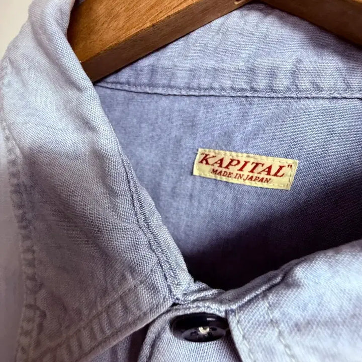 [BUNJANG] Capital Chambray Two-Tone Bon Patch 4 / 캐피탈 샴브레이 투톤 본패치 4 새상품