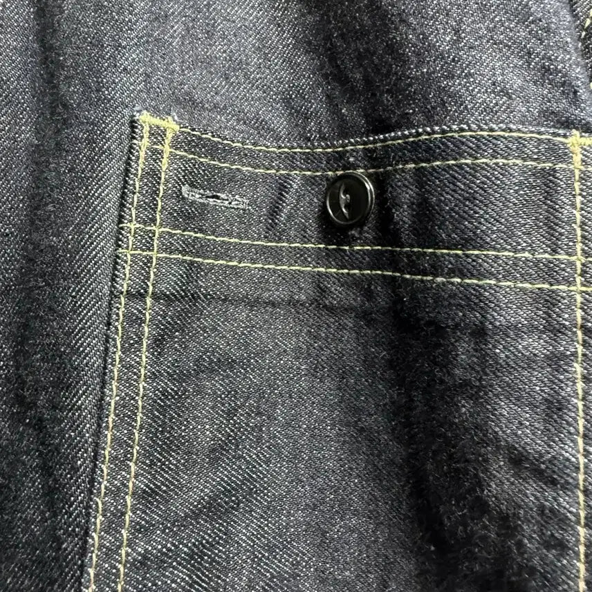 [BUNJANG] Studio Dachi San Denim Shirt / 스튜디오 다치산 데님 셔츠