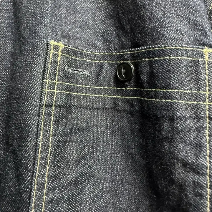 [BUNJANG] Studio Dachi San Denim Shirt / 스튜디오 다치산 데님 셔츠