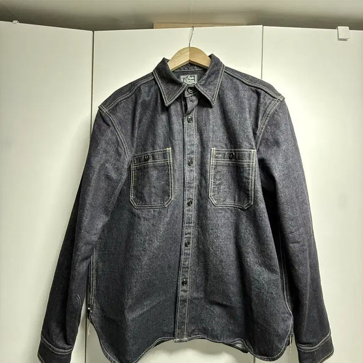 [BUNJANG] Studio Dachi San Denim Shirt / 스튜디오 다치산 데님 셔츠