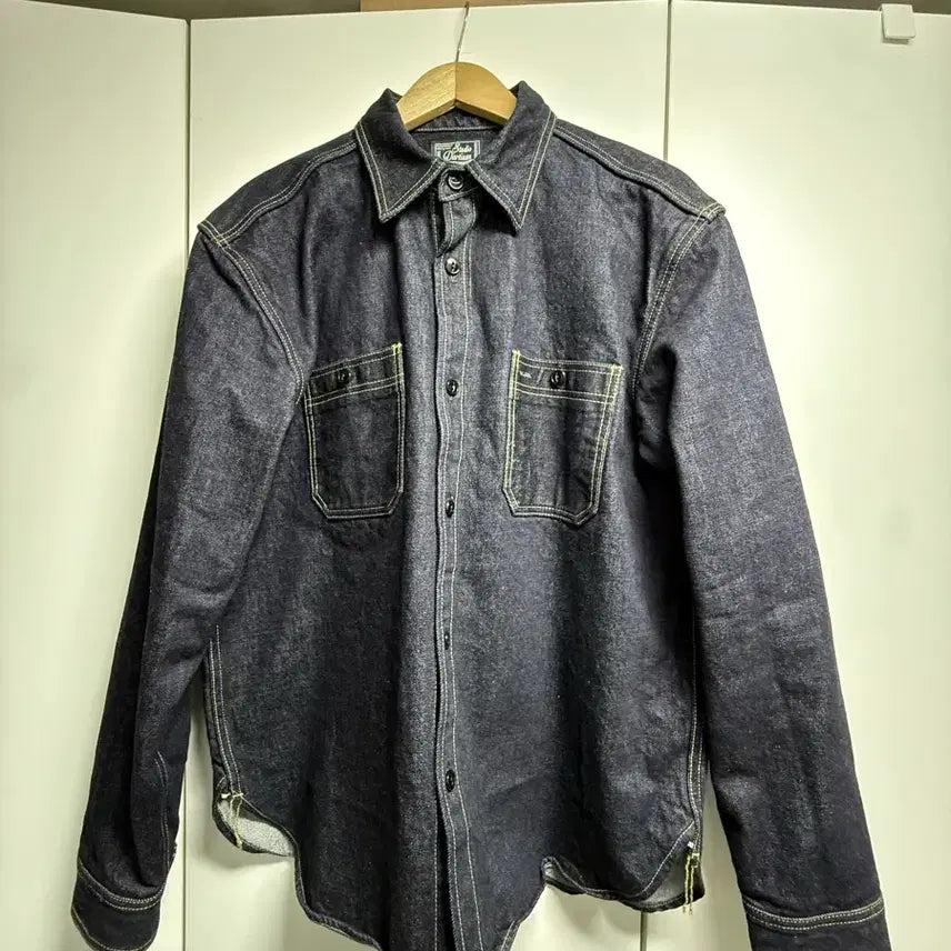 [BUNJANG] Studio Dachi San Denim Shirt / 스튜디오 다치산 데님 셔츠