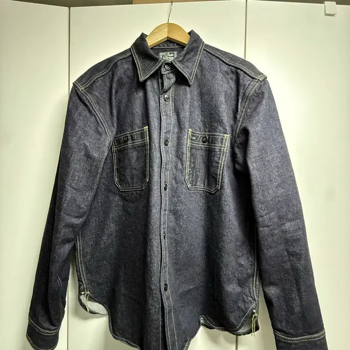 [BUNJANG] Studio Dachi San Denim Shirt / 스튜디오 다치산 데님 셔츠