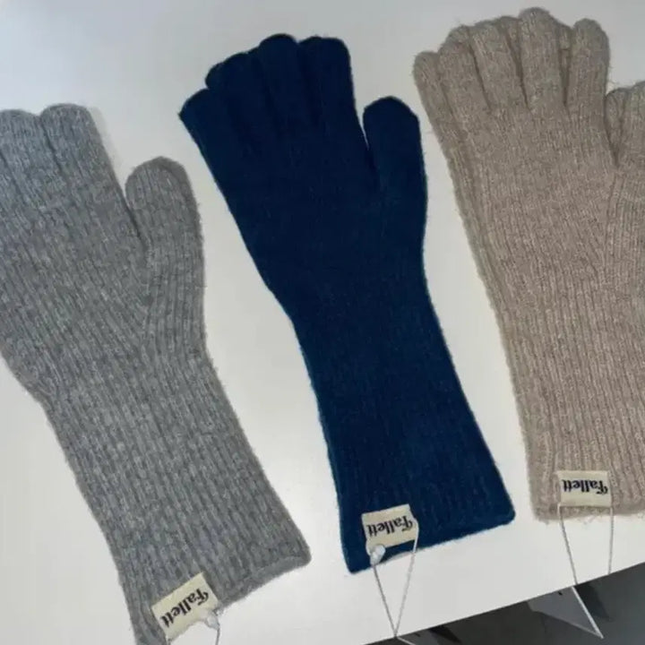 [BUNJANG] Pallet Finger Hole Knit Gloves / 팔렛 핑거홀 니트 장갑